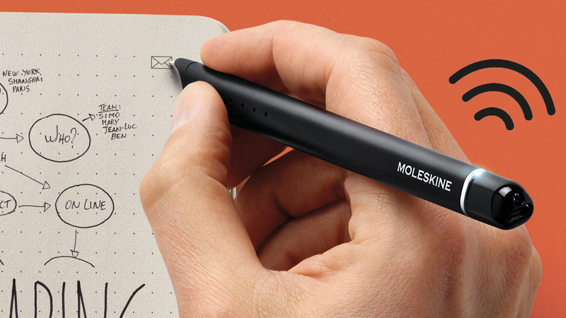 Illustration for article titled Moleskine's Smartpen Digitizes Your Notebooks as You're Writing In Them